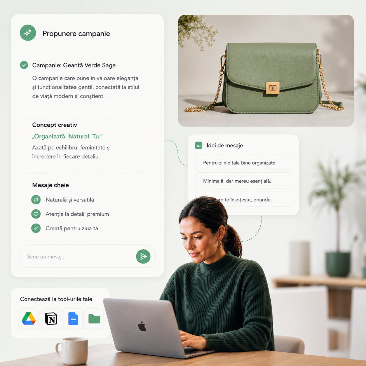 DIMA startup workspace with pitch deck, product files, and GTM context