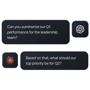 Switch models mid-conversation without losing context in Company Chat