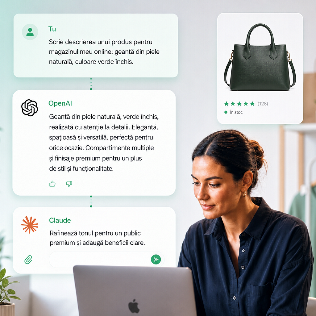Product copy generated in your brand voice, in DIMA