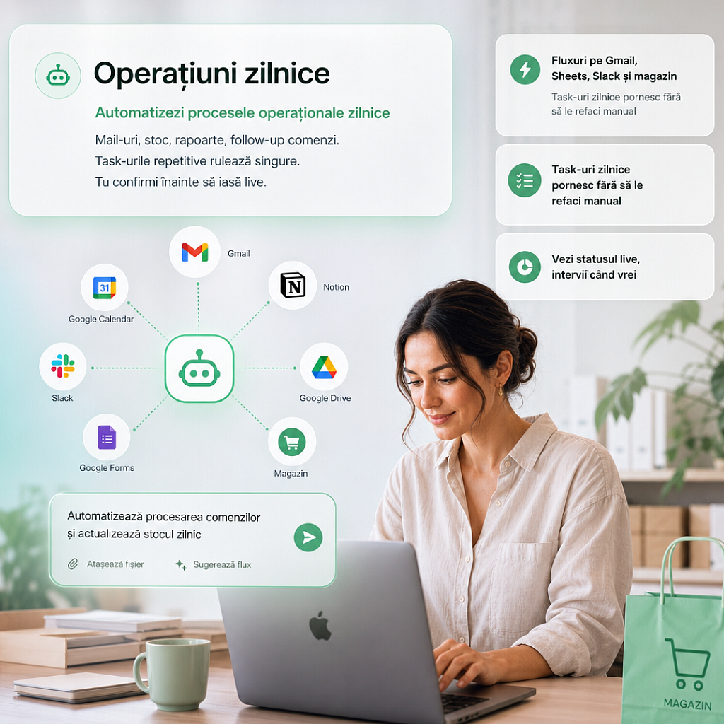 Daily process automation in DIMA