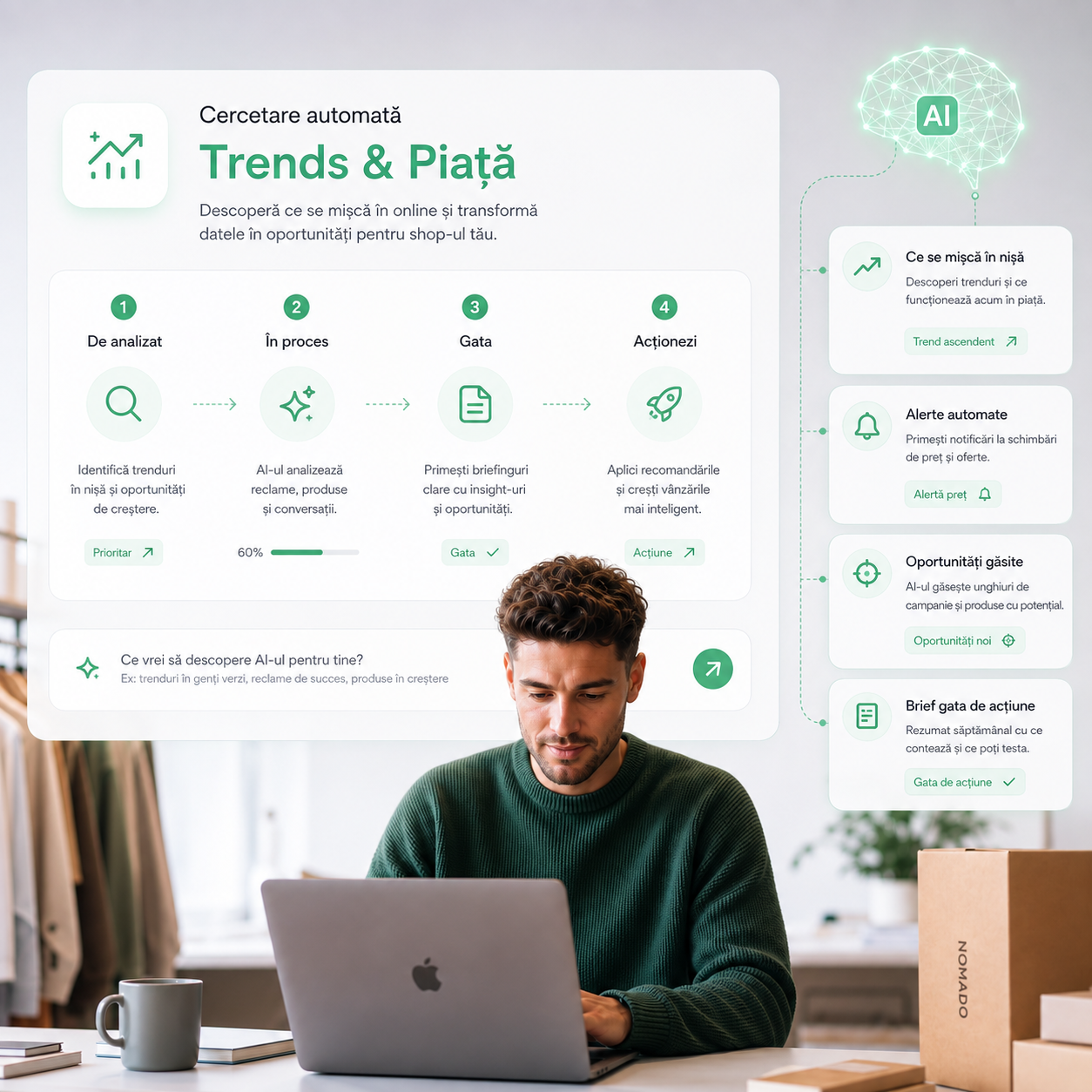 Competitor research and market trends in DIMA